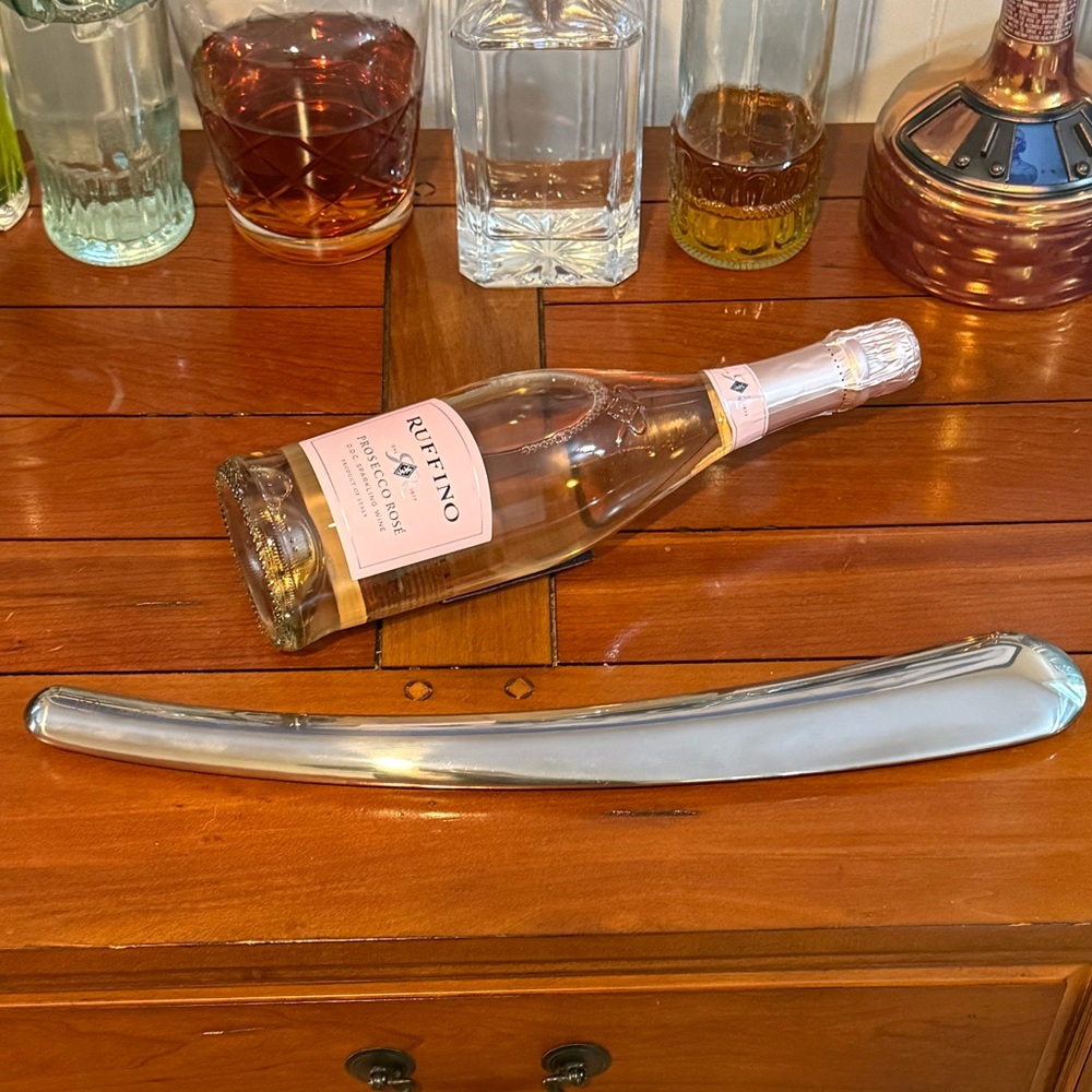 MENU Stainless Steel Champagne Saber - champagne bottle opener